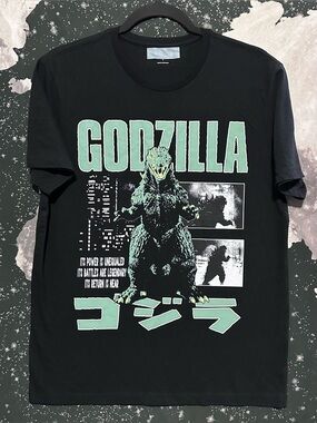 Godzilla Movie Kaiju Film Strip Graphic Shirt